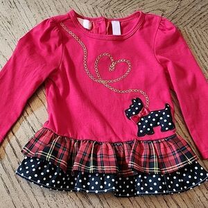 24 month long sleeve Christmas top girls Kids Headquarters